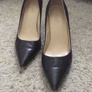 Ralph Lauren Brown Leather heels